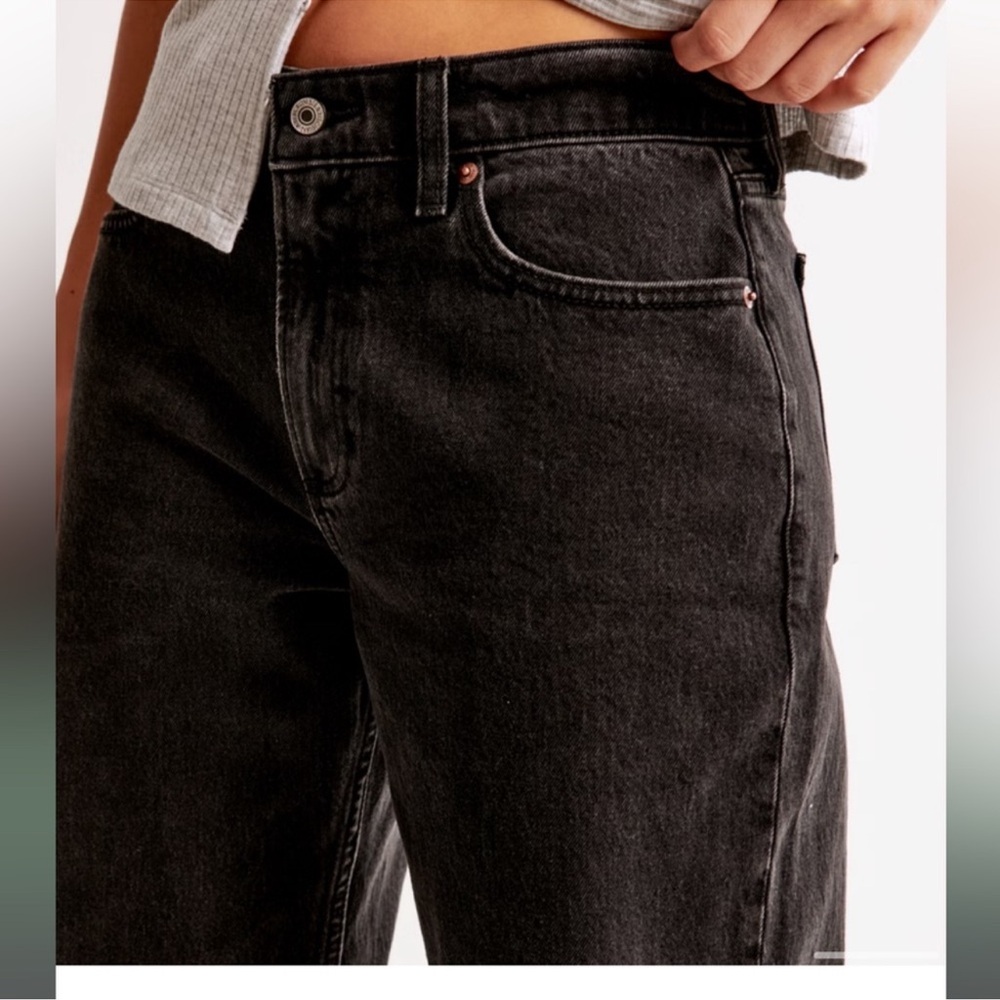 Abercrombie & Fitch The Baggy Low Rise Curve Love size 25